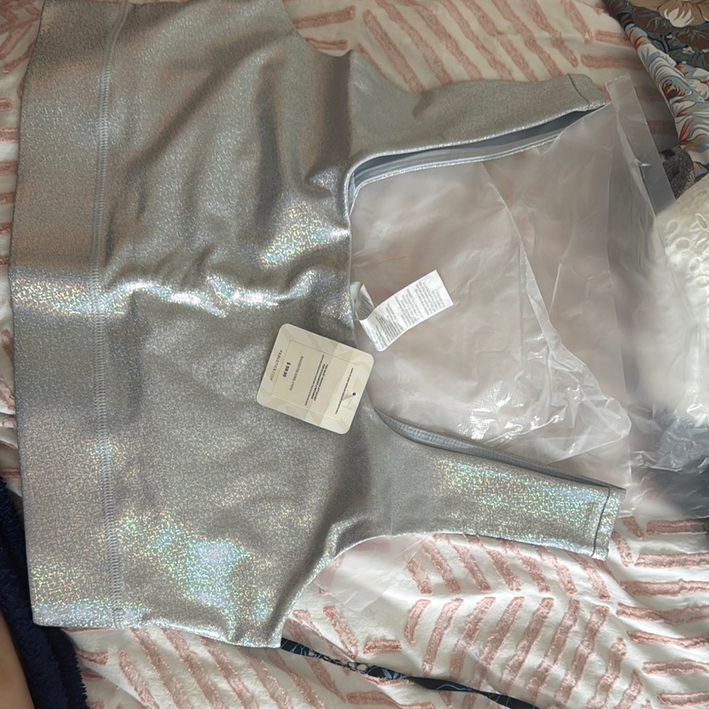 Fabletics Silver Sports Bra